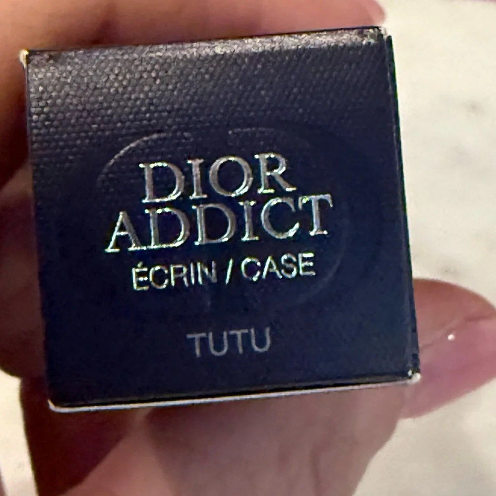 Dior Addict Collectors Signature Monogram Lipstick Case, Brick Red and Cream.